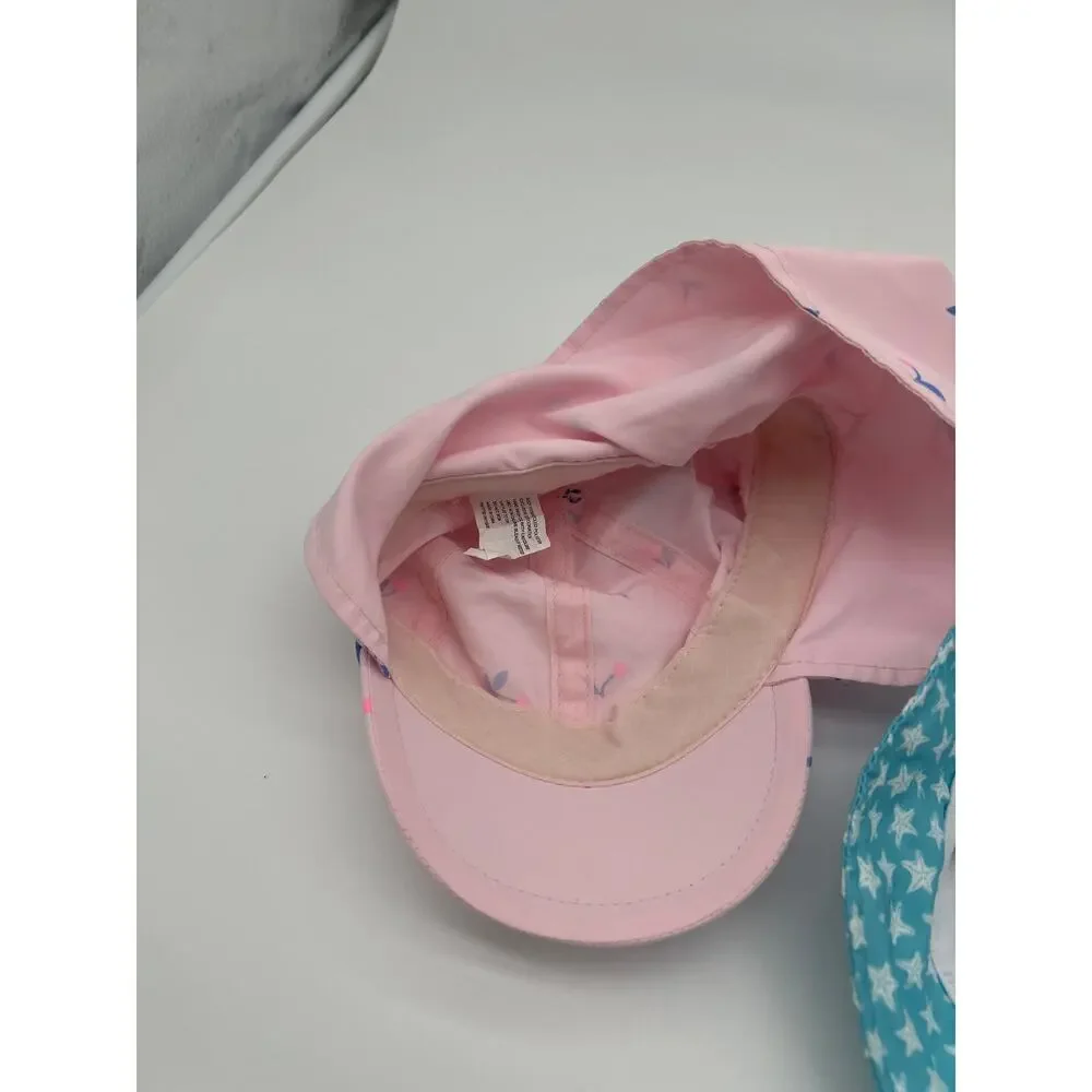 Green Sprouts Toddler Sun Hat Lot 9-18 Months UV Beach Swim Bucket Hat Baseball